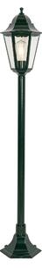 Klasična stojeća vanjska svjetiljka tamno zelena 125 cm IP44 - New Orleans