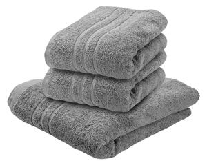 2x ručnik za kupanje Classic svjetlo sivi