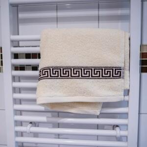 2x ručnik za kupanje GREEK krem