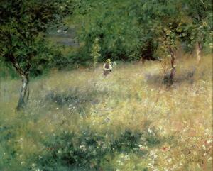 Pierre Auguste Renoir - Reprodukcija umjetnosti Spring at Chatou, c.1872-5, (40 x 35 cm)