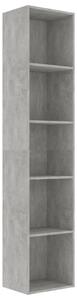 VidaXL Ormarić za knjige siva boja betona 40 x 30 x 189 cm drveni