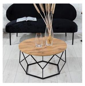 Stolić za kavu MARMUR 40x70 cm crna/smeđa
