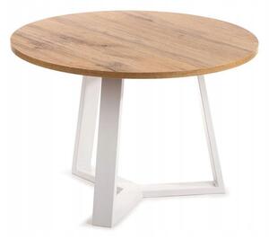 Stolić za kavu TRILEG 48x70 cm bijela/smeđa