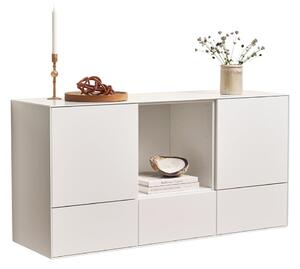 Bijela niska viseća komoda 135x68 cm Edge by Hammel – Hammel Furniture