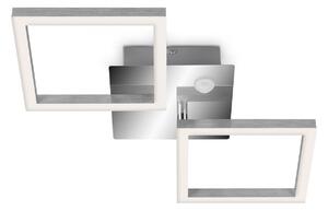 Telefunken LED senzorsko stropno svjetlo Okvir krom/aluminij 47x23cm, Metalik, Dnevni boravak/blagovaonica, Metal, Strop s više plamena