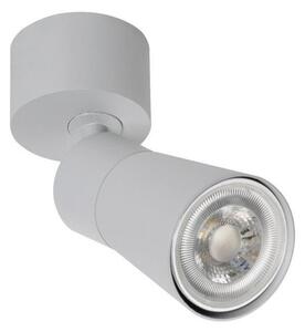 SLV stropna svjetiljka Puri 2.0 Cone, siva, Ø 5 cm, metalna, prigušiva, Sivo, Dnevni boravak/blagovaonica, Aluminij