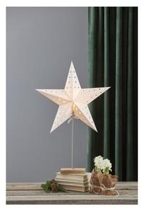 Bijeli svjetlosni ukras Star Trading Star, visina 65 cm