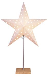 Bijeli svjetlosni ukras Star Trading Star, visina 65 cm