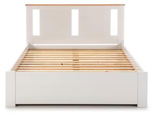 Bijeli bračni krevet s podnicom 140x190 cm Enara – Marckeric