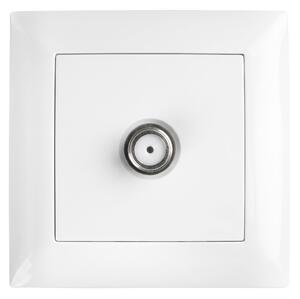 Antenska Utičnica s Okvirom OSTE JNH012-A WHITE