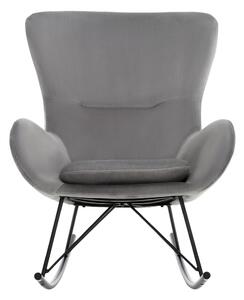 Svijetlo siva stolica za ljuljanje Westwing Collection Wing