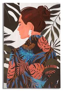 Mauro Ferretti Zidna dekoracija Lady Jungle -b- 80x2,8x120 cm