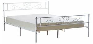 Krevet Comfivo 345Bračni, Bijela, 180x200, Metal, Basi a doghePodnice za krevet, 187x210x90cm