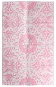 VidaXL Vanjski tepih ružičasti 190 x 290 cm PP