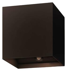 Calex LED baterijski senzor vanjska zidna svjetiljka, gore/dolje, crna, prigušiva, Crno, Aluminij, Zidna utičnica iznad/dolje