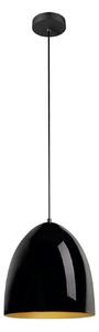 SLV viseća lampa Para Cone, Ø 30 cm, crna/zlatna, prigušiva, Crno, Dnevni boravak/blagovaonica, Aluminij