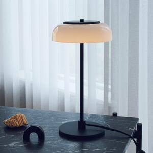Nuura Aps LED stolna lampa Blossi, visina 43 cm, crna/opal, prigušiva, Crno, Dnevni boravak/blagovaonica, Metal