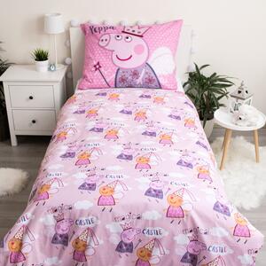 Ružičasta dječja pamučna posteljina Jerry Fabrics Peppa Pig, 140 x 200 cm