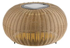 Slv LED solarna vrtna svjetiljka ADEGAN, smeđa, 4.35W, 2200K, IP65
