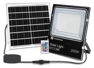 Aigostar - LED RGB Prigušivi solarni reflektor LED/200W/3,2V IP66 + DU