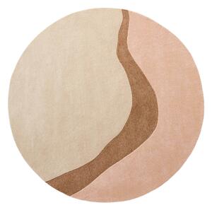 Vuneni Tepih Figari Blush Round