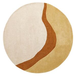 Vuneni Tepih Figari Gold Round