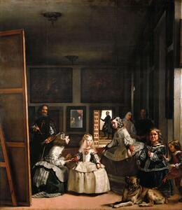 Reprodukcija Las Meninas or The Family of Philip IV, c 1656, Diego Velázquez