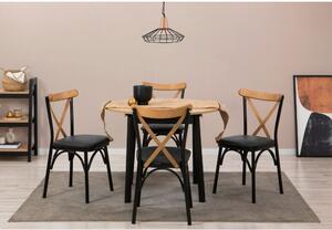Woody Fashion Proširivi blagavaonski stol i stolice (5 komada) Sarai
