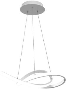 Stropna viseća svjetiljka prsten moderna LED + daljinski upravljač APP392-CP bijeli