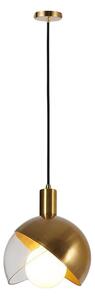 Stropna viseća svjetiljka staklena zlatna kugla APP638-1CP
