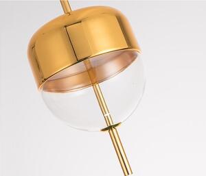 Stropna staklena viseća svjetiljka metalna zlato APP551-1CP