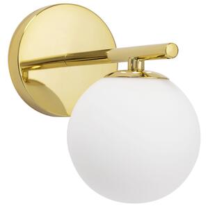Zidna svjetiljka Staklena kugla Zlatna APP684-1W