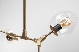 Viseća svjetiljka Zlatne staklene kuglice 5 Ramion APP506-5C