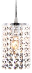 Kristalno srebrna stropna svjetiljka APP730-1CP