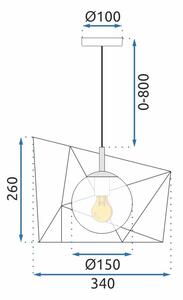 Viseća Lampa APP1022-1CP