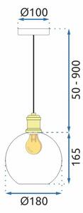 Viseća Lampa APP1007-1CP WHITE O