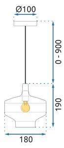 Lampa Viseća APP1121-1CP