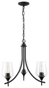 Viseća staklena stropna svjetiljka APP1235-3CP Black