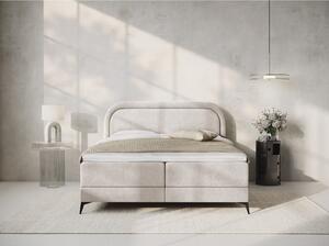 Bež boxspring krevet s prostorom za pohranu 180x200 cm Eclipse - Cosmopolitan Design