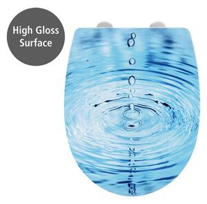 WC daska s automatskim zatvaranjem 38 x 45 cm Droplets – Wenko