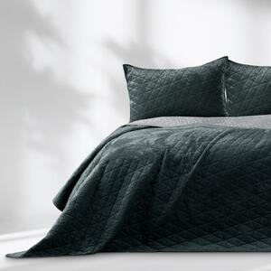 Sivi prekrivač AmeliaHome Laila Silver, 220 x 240 cm