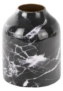 Crno-bijela željezna vaza PT LIVING Marble, visina 10 cm