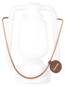 Stolna svjetiljka bijela efekt plamena 22 cm - Storm Mini