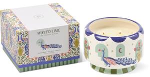 Paddywax A Dopo Peacock Blue mirisna svijeća od keramike 680 g