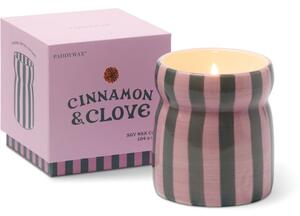 Paddywax Cabana Cinnamon & Clove mirisna svijeća od keramike 184 g