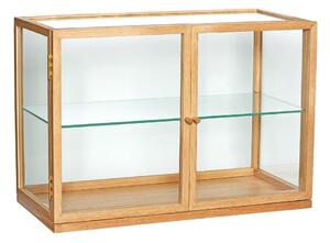 Vitrina u dekoru hrasta u prirodnoj boji 60x42x32 cm Poetic – Hübsch