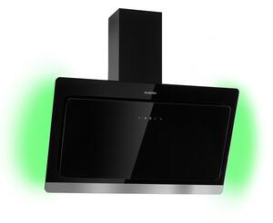 Klarstein Aurora 90 Smart, napa, 585 m³ / h, 90 cm, napa za dimnjak, pozadinsko osvjetljenje, klasa energetske učinkovitosti A ++