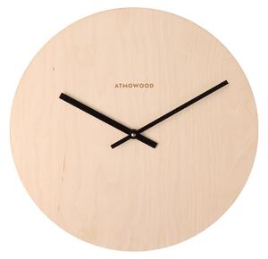 ATMOWOOD sat breza 34 cm - crne kazaljke