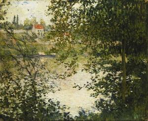 Reprodukcija A View Through the Trees of La Grande Jatte Island, Monet, Claude