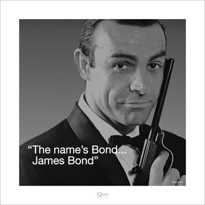 James Bond 007 - Iquote Reprodukcija umjetnosti, (40 x 40 cm)